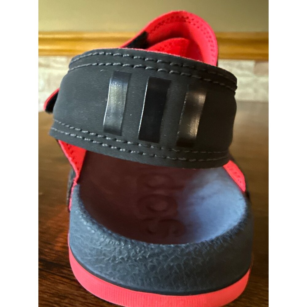 Adidas Womens Black & Pink Adjustable Sandals With Velcro Straps Size 7 - Picture 9 of 16